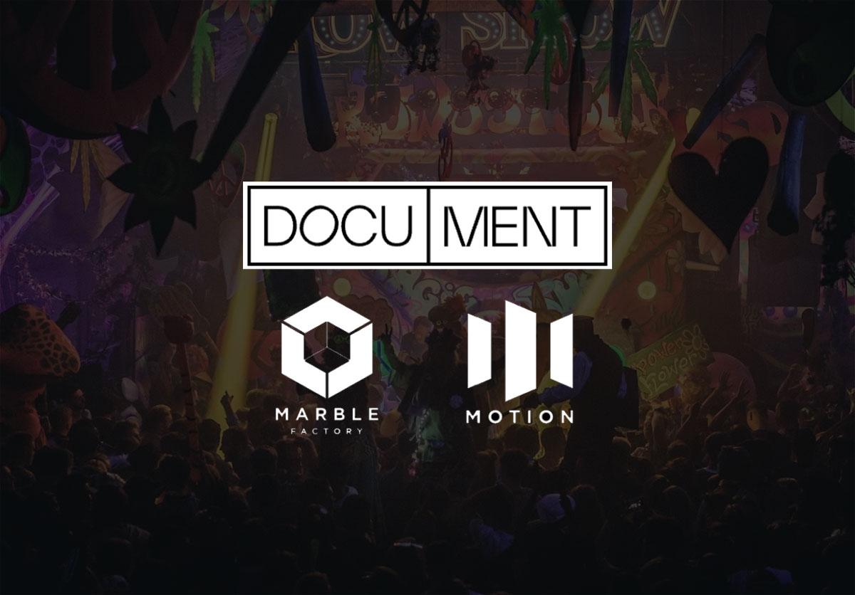 Document, monument and Marble venue logos